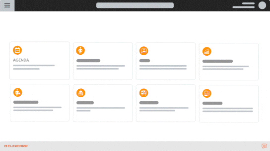 Melhor software odontológico e de estética. Animação da agenda no sistema Clinicorp.