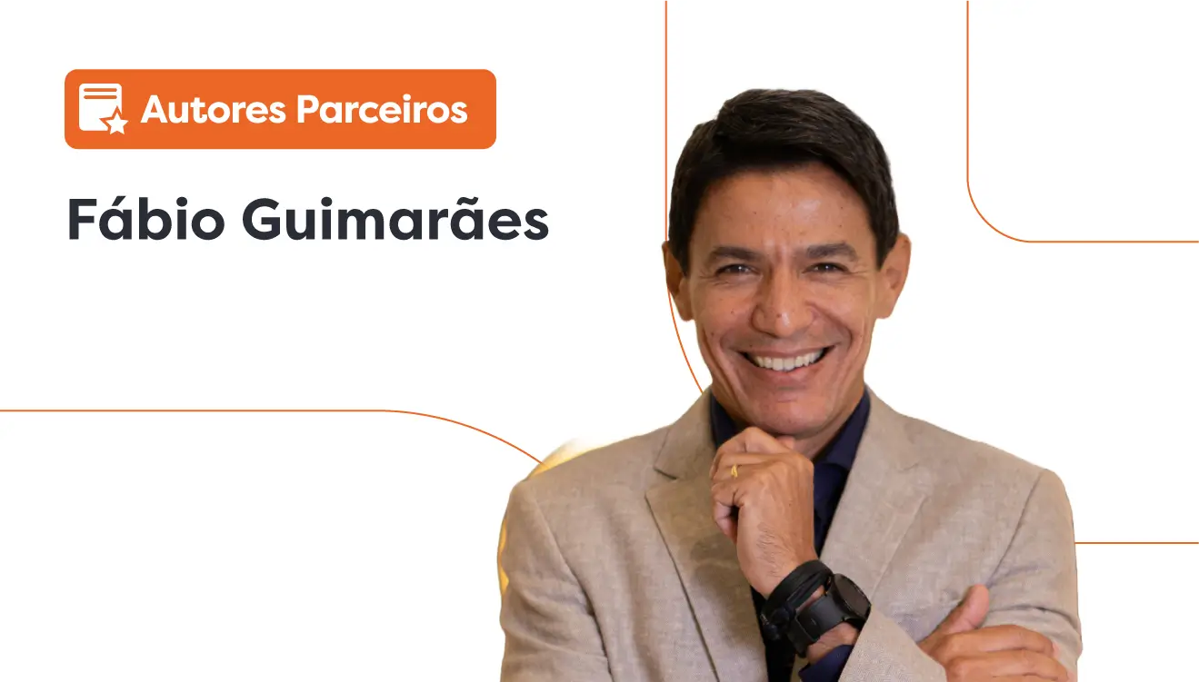 Foto do parceira Clinicorp: Dr. Fábio Guimarães. Ele é Graduado em Odontologia, diretor da Rede Docs Radiologia Odontológica e consultor em Gestão Odontológica.
