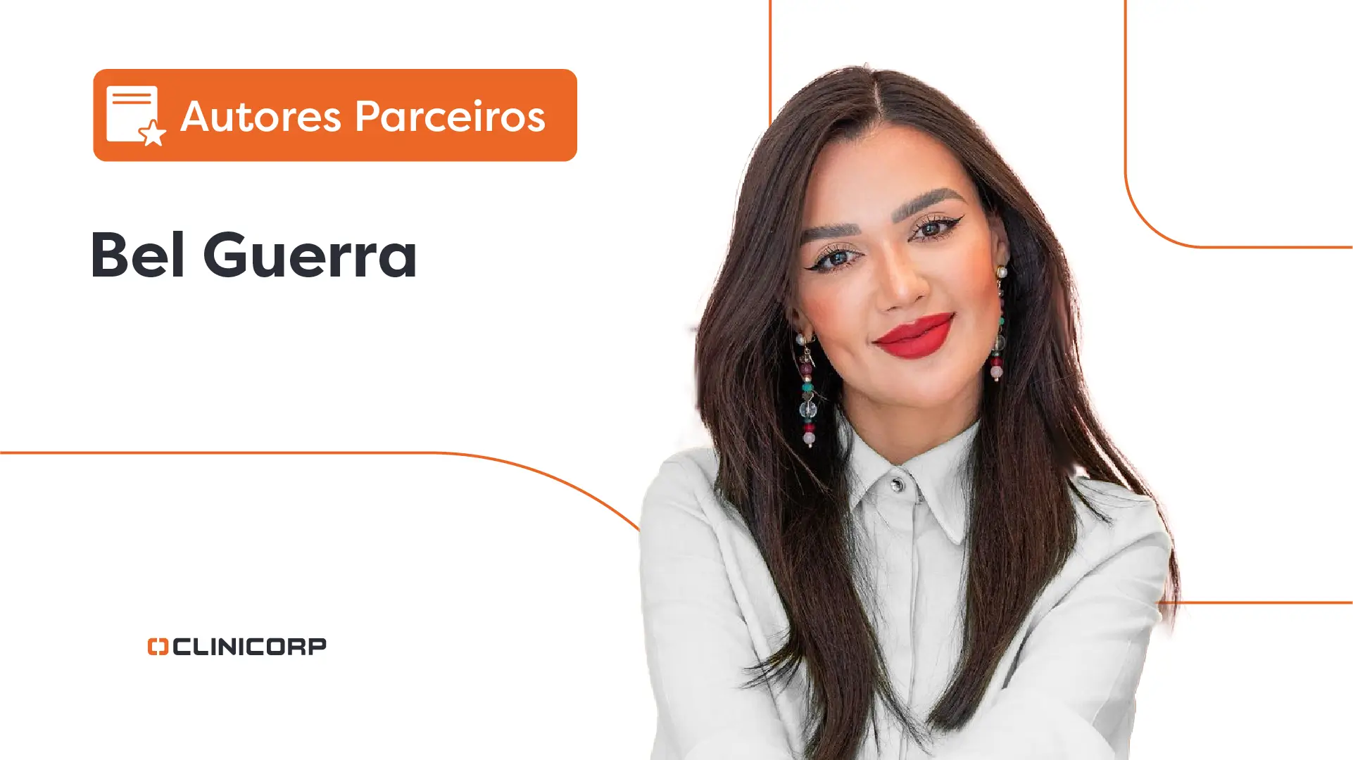 Foto da parceira, Dra. Bel Guerra. Ela é Biomédica Esteta, proprietária da Clínica Bel Guerra e da Escola da Bel, com sede em São Paulo e filiais em Dourados/MS e Brasília/DF. Empresária, mentora, palestrante, escritora e organizadora do Bel Guerra Experience. Youtuber e criadora do maior canal de Biomedicina Estética do Brasil.