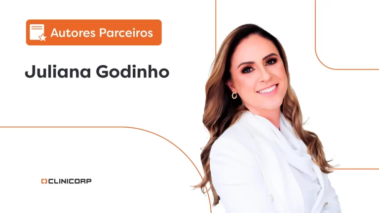 Foto da parceira Clinicorp Juliana Godinho, ela é é fisioterapeuta dermatofuncional e empresária com mais de 13 anos de experiência no mercado de estética. Dona de uma das clínicas mais respeitadas de Belo Horizonte, ela também é palestrante e mentora, ajudando mais de 3.500 alunas a alcançarem resultados extraordinários nos negócios. Seu propósito é ensinar profissionais da saúde estética a construir empresas lucrativas e a conquistar a independência financeira.