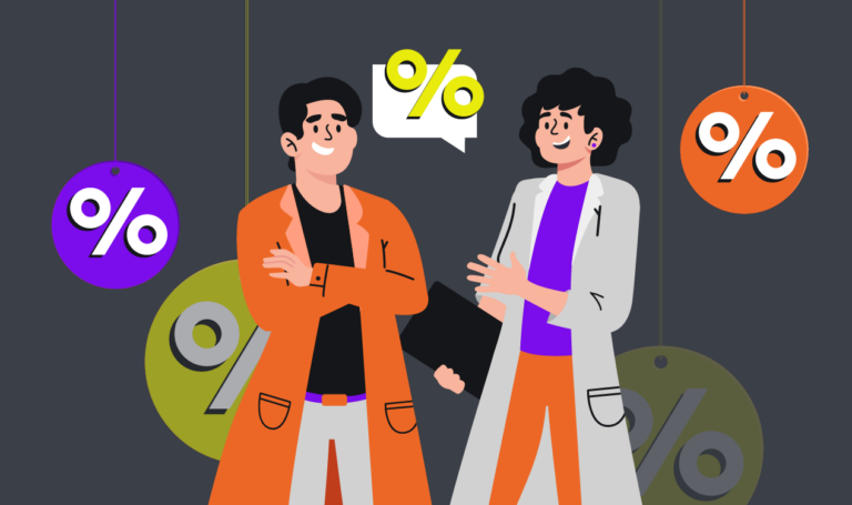 Banner de campanha com promoção na odontologia em clínica moderna