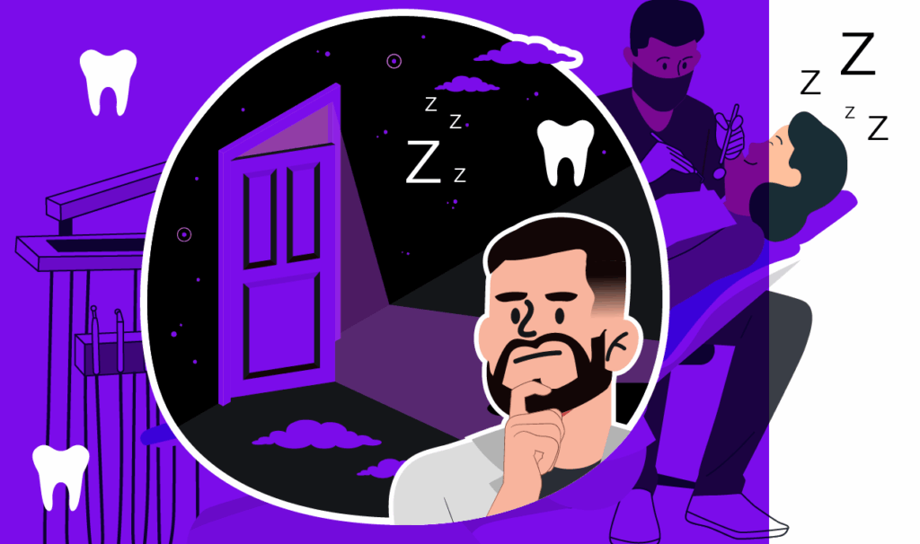 Odontologia do sono. Dentista avaliando paciente.