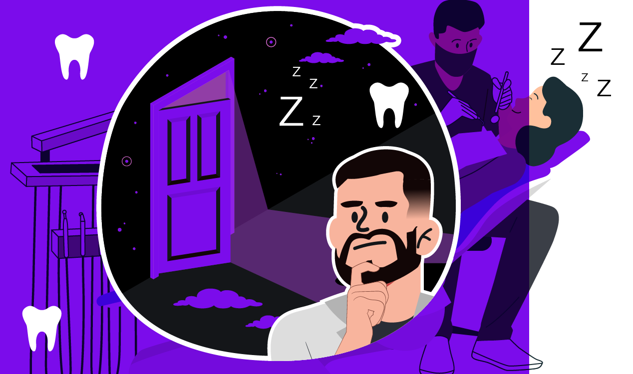 Odontologia do sono. Dentista avaliando paciente.