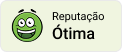 Selo de reputação Ótima da Clinicorp no Reclame AQUI
